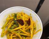 A picture of step 2 of Instant raw mango pickle.
