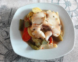 Foto del paso 6 de la receta: Merluza con verduras
