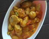 A picture of step 7 of Taro roots Curry.