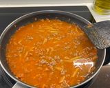 Foto del paso 6 de la receta: Pasta con crema de tomates cherry y carne picada al vino tinto