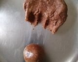 A picture of step 4 of Red rice and jaggery anarse.