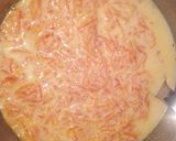 A picture of step 2 of Carrot kheer.
