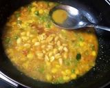 A picture of step 4 of Grilled bread masala upma bowl.