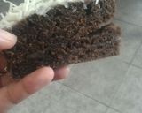 Foto langkah ke 7 dari resep Bolu coklat 1 telur no mixer.