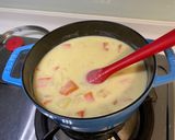 白醬鮭魚義大利麵的食譜步驟2照片