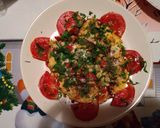Pas rețetă Omletă cu legume, cașcaval și pătrunjel 2 fotografie