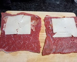 Foto del paso 3 de la receta: Ternera rellena de pimiento rojo asado y jamón serrano