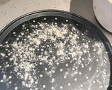 A picture of step 3 of Two ingredient pizza dough.