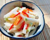 Hình bước làm 5 của món Su hào ngâm chua ngọt giòn tan