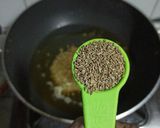 A picture of step 7 of Patta Gobi/ Cabbage Matar.