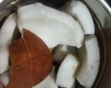 A picture of step 1 of Coconut Porridge.
