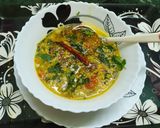 A picture of step 2 of Dal palak/ Lentils with Spinach.