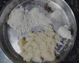 A picture of step 1 of Potato and water chestnut pancakes.