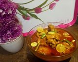 A picture of step 4 of Chicken qorma.