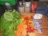 Chicken & Samp one pot