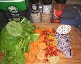 A picture of step 1 of Chicken & Samp one pot.