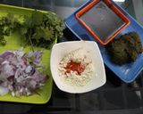 A picture of step 1 of Paneer chat.