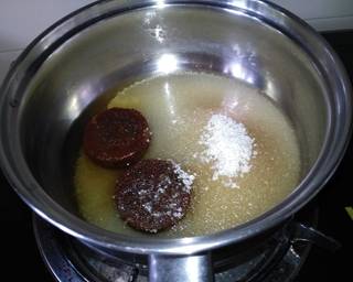 Cantiknya Cendol Ubi Ungu - Step 5