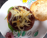 Foto del paso 5 de la receta: Hamburguesa con mermelada de higos, gorgonzola y nueces