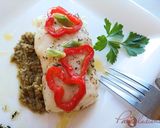 Foto del paso 7 de la receta: Lomos de merluza en “papillote” con paté de aceituna verde  'Apto para personas con diabetes'
