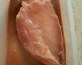 A picture of step 2 of Grilled Chicken topping for Pizza.