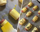 【零失誤入門烘焙】熱狗酥皮捲的食譜步驟3照片