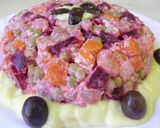 A picture of step 3 of Ensalada Rusa.
