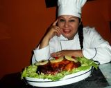 Foto del paso 7 de la receta: Pollo semicrollo relleno con glaseado de piña