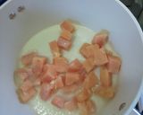 Foto del paso 2 de la receta: Tallarines integrales con crema de pollo y hongos