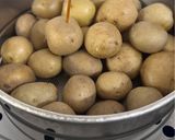 A picture of step 2 of Spicy, Flavorful & Super Tasty Kathiyawadi Lasaniya Batata.