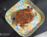 A picture of step 3 of Leftover Pav bhaji tikki burger.
