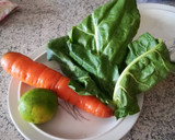 Foto del paso 1 de la receta: Batido de Zanahoria, Acelga y Limón