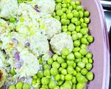 Une image de l'étape 3 de Tajine petit pois, boules de dinde et œufs.