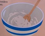 A picture of step 3 of Hedgehog bread.