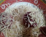 Foto langkah ke 4 dari resep Klepon Buah Naga Cokelat Keju.