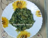 पालक  झुणका (Palak Zunka Recipe In Marathi) रेसिपी स्टेप 8 फोटो 