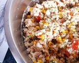 A picture of step 4 of Niçoise Rice Salad 🍚 with Tuna 😋.