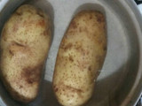 Papas rellenas con choclo y cebolla