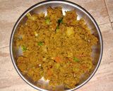 A picture of step 3 of वघारेल रोटलो.