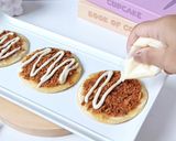 Foto langkah ke 5 dari resep Pancake Abon.
