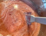 Narancsos epres-málnás krémleves vanília fagylalttal és csoki öntettel 🌸 recept fázis 3 fotója