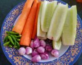 Foto langkah ke 1 dari resep Acar mentah timun wortel.