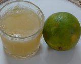 A picture of step 2 of Sunshine Sparkler or Moushambi mocktail.