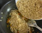 A picture of step 6 of Quinoa Pulao.