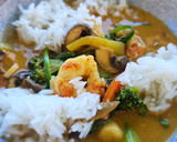 Foto del paso 10 de la receta: Gambas langostineras al curry rojo