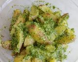 Petrezselyem zöldje eltevés recept fázis 3 fotója