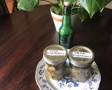 A picture of step 5 of California Farm Pickled Mushrooms.