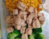 Foto langkah ke 1 dari resep Tumis Brokoli Tahu Jagung.