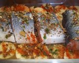Foto del paso 8 de la receta Salmón entero con almendras y patatas