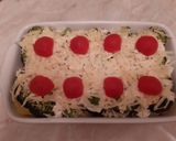 Rakott krumpli brokkolival, tojással és paradicsommal recept fázis 3 fotója